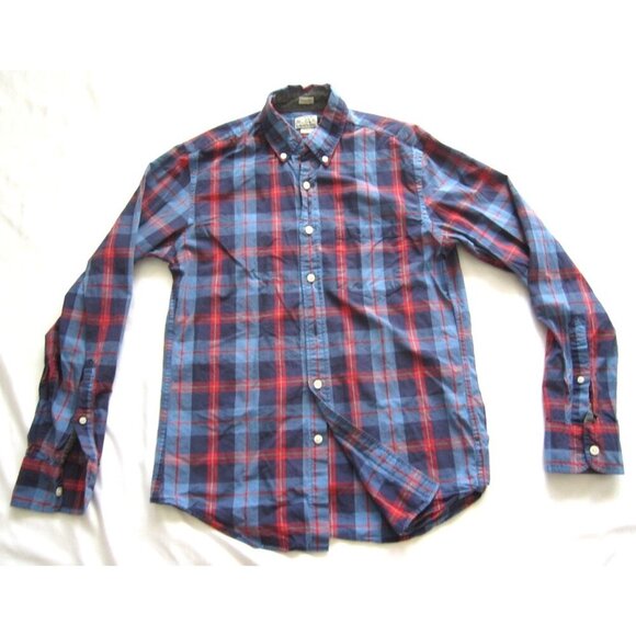 Men J Crew Slim Fit Button Cotton Long Sleeve Shirt Sz S (MT621) - Picture 1 of 9